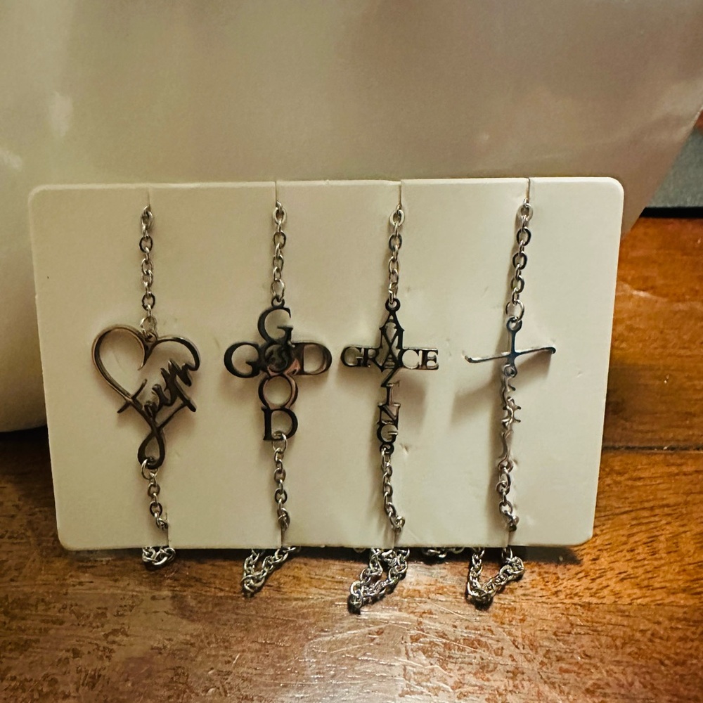 Silver Religious Charm Bracelets